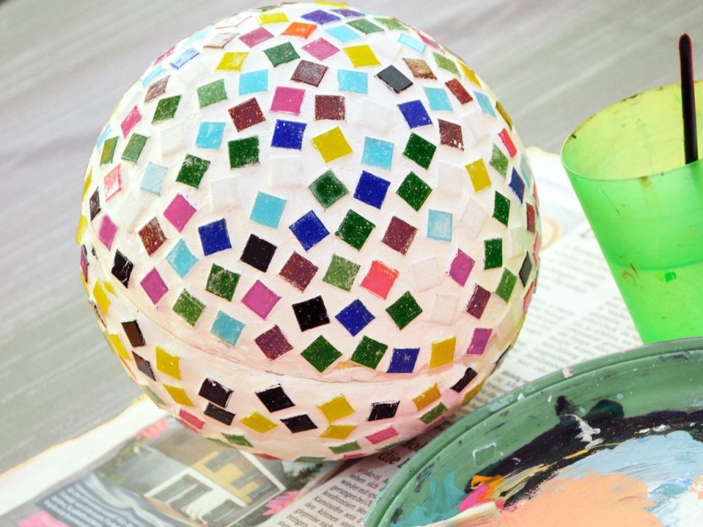 Mosaik basteln Anleitung und Ideen mit Mosaiken